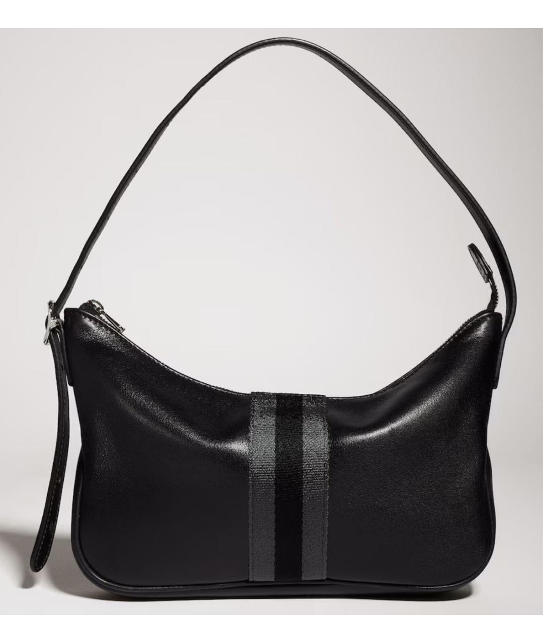 GUCCI Черная кожаная сумка с короткими ручками, фото 6