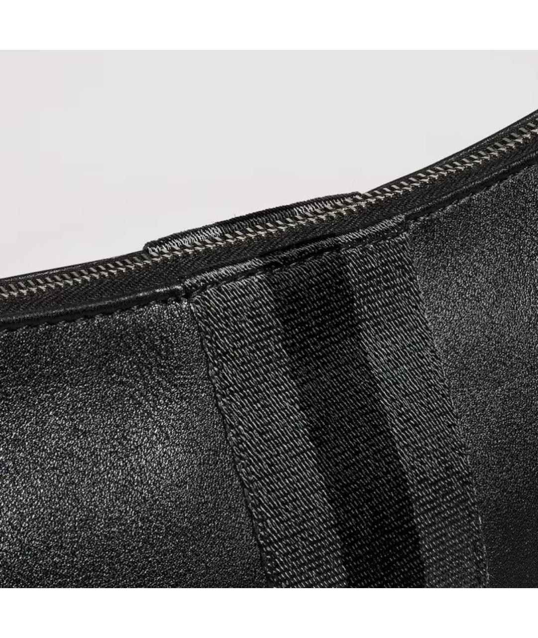 GUCCI Черная кожаная сумка с короткими ручками, фото 4