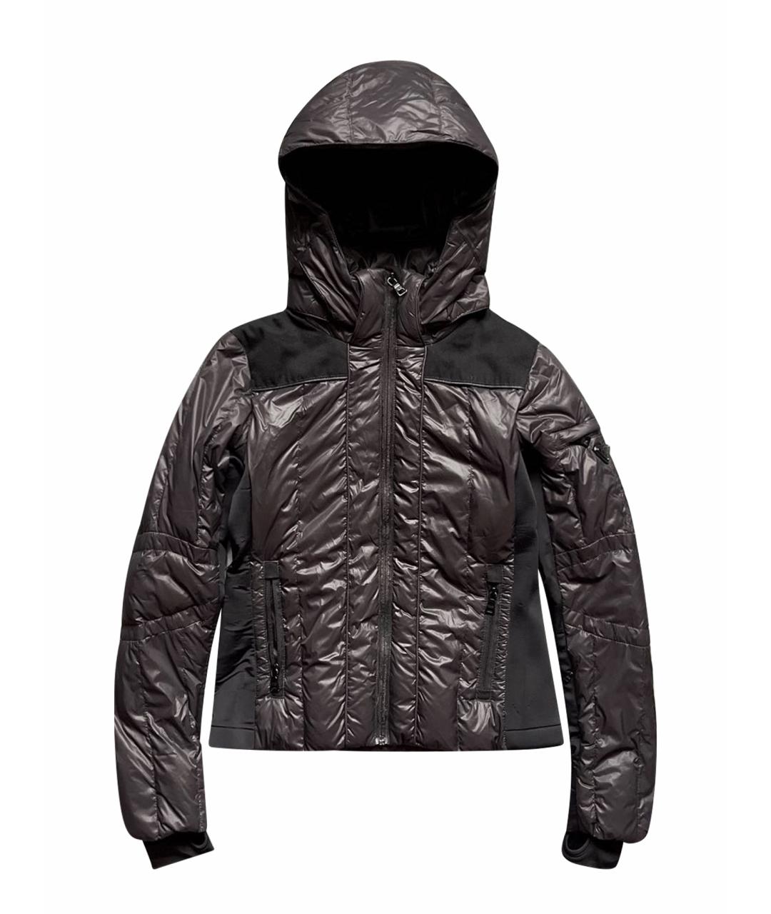 PRADA Черная полиамидовая куртка, фото 1