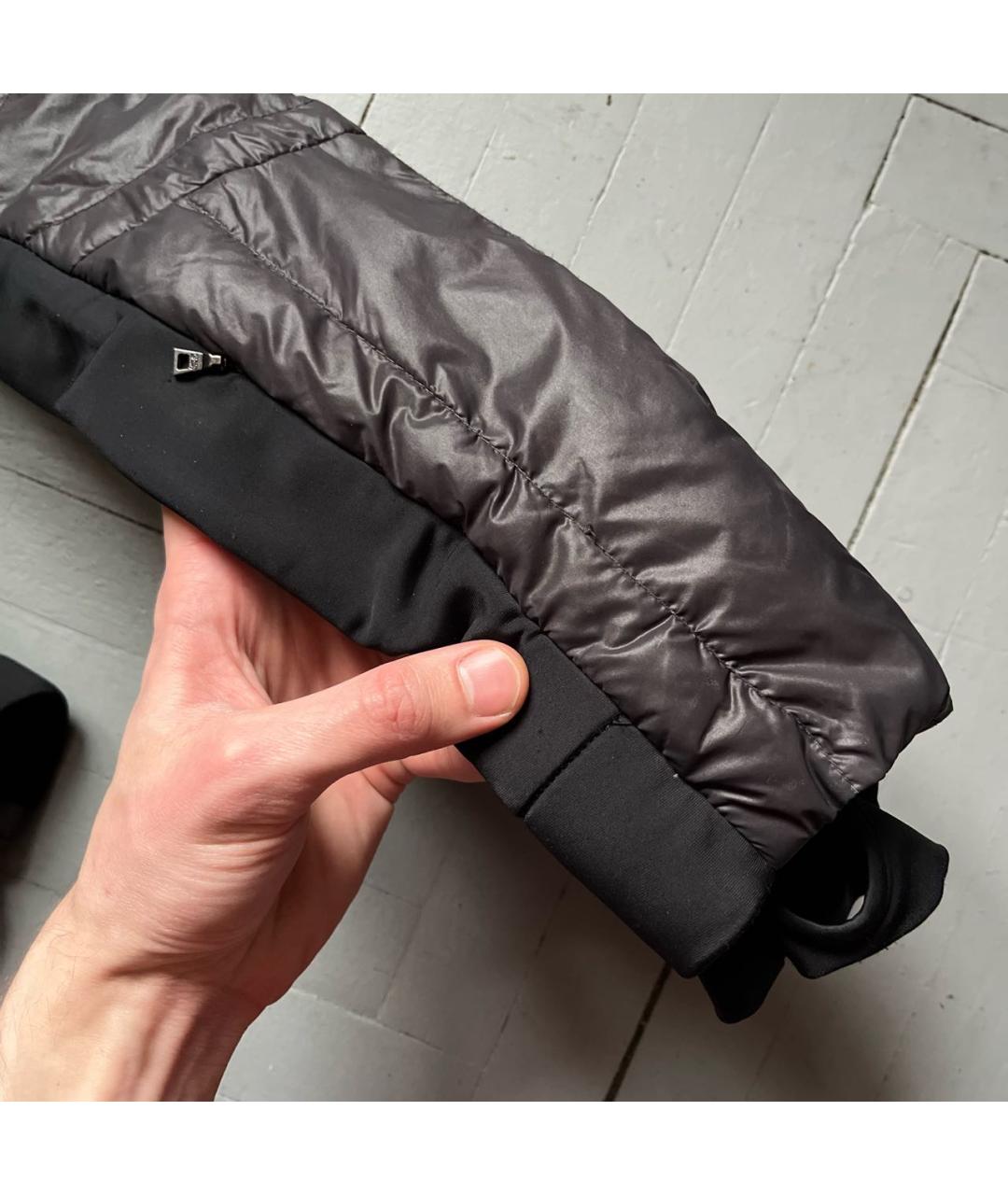 PRADA Черная полиамидовая куртка, фото 7