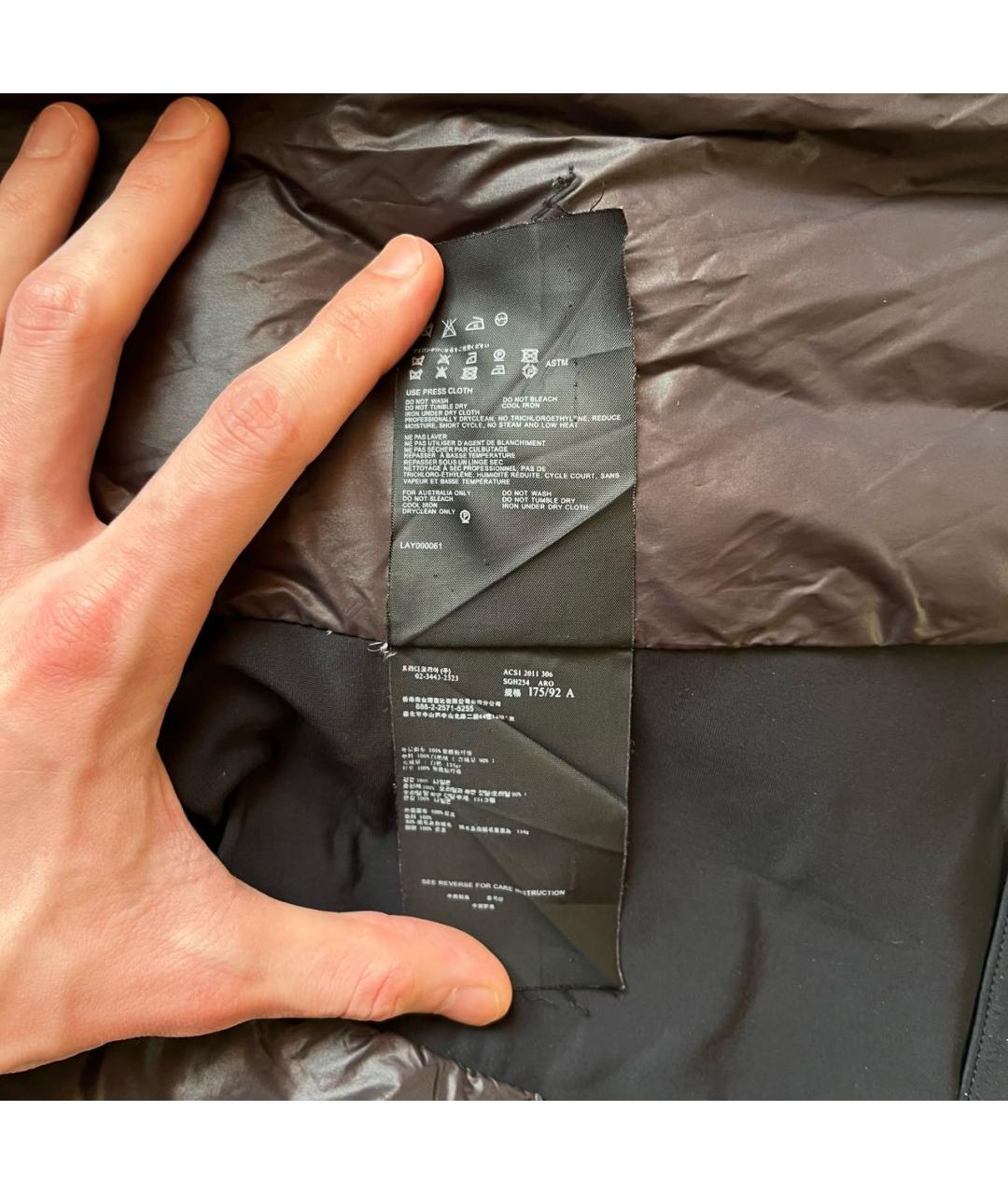 PRADA Черная полиамидовая куртка, фото 8