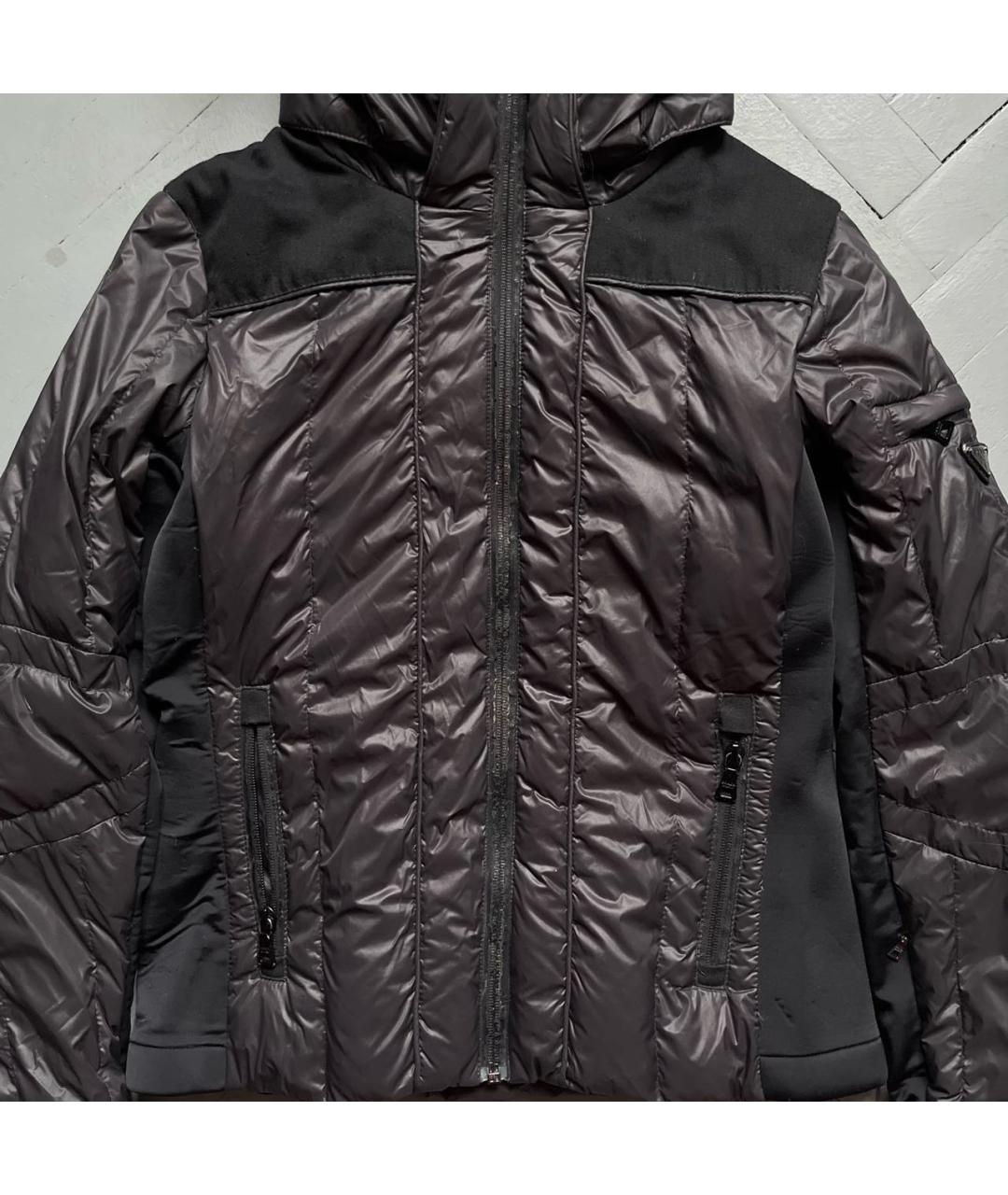 PRADA Черная полиамидовая куртка, фото 6