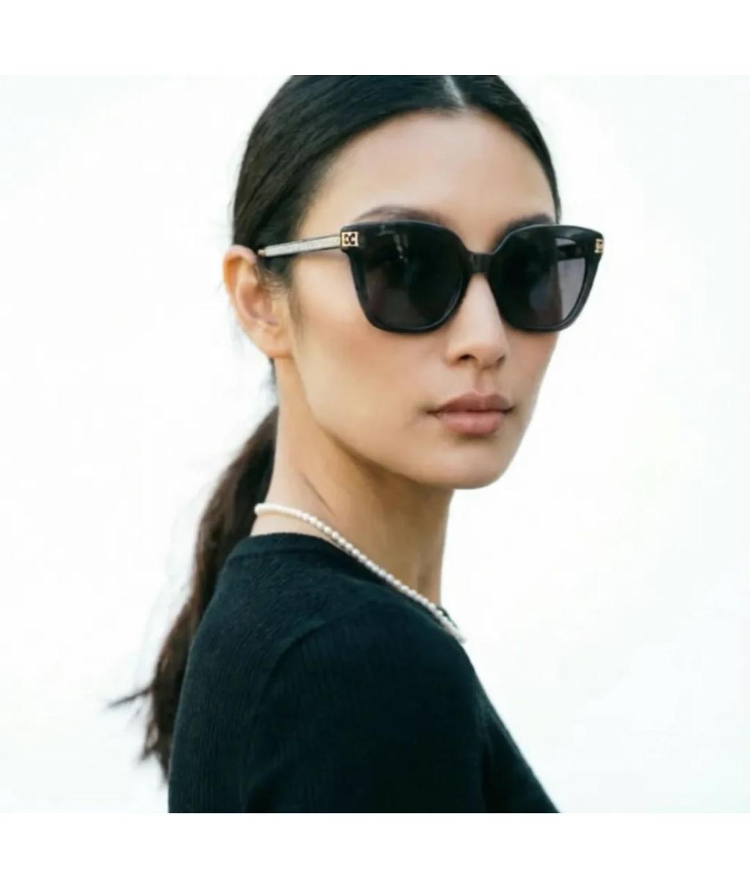 ESCADA Черные металлические солнцезащитные очки, фото 8