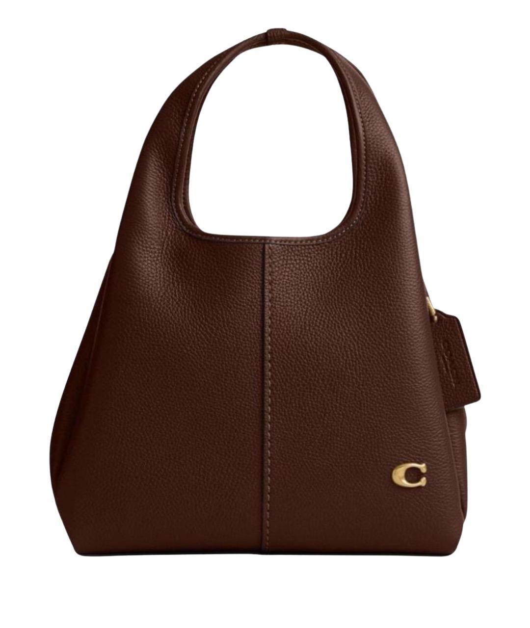 COACH Коричневая кожаная сумка тоут, фото 1