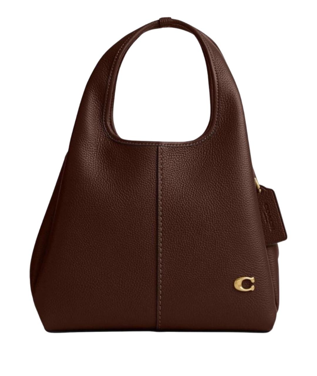 COACH Коричневая кожаная сумка тоут, фото 10