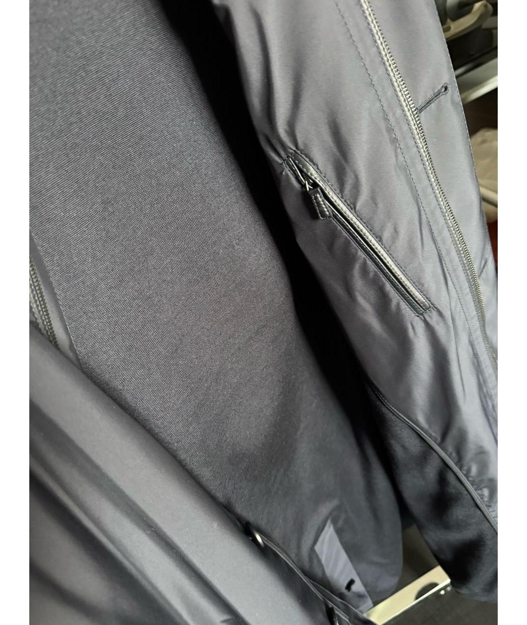 ZEGNA Темно-синий тренч / плащ, фото 7