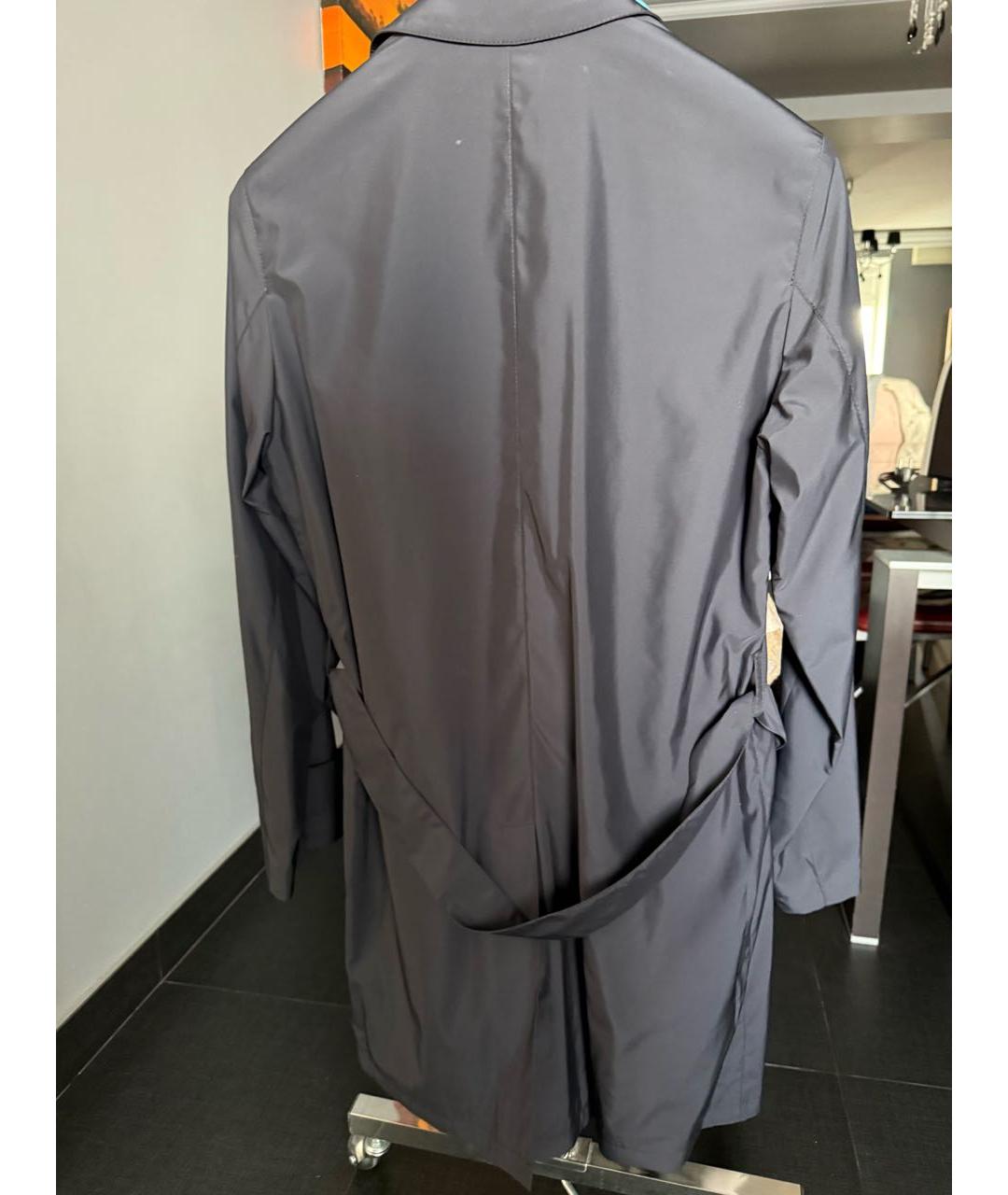 ZEGNA Темно-синий тренч / плащ, фото 2