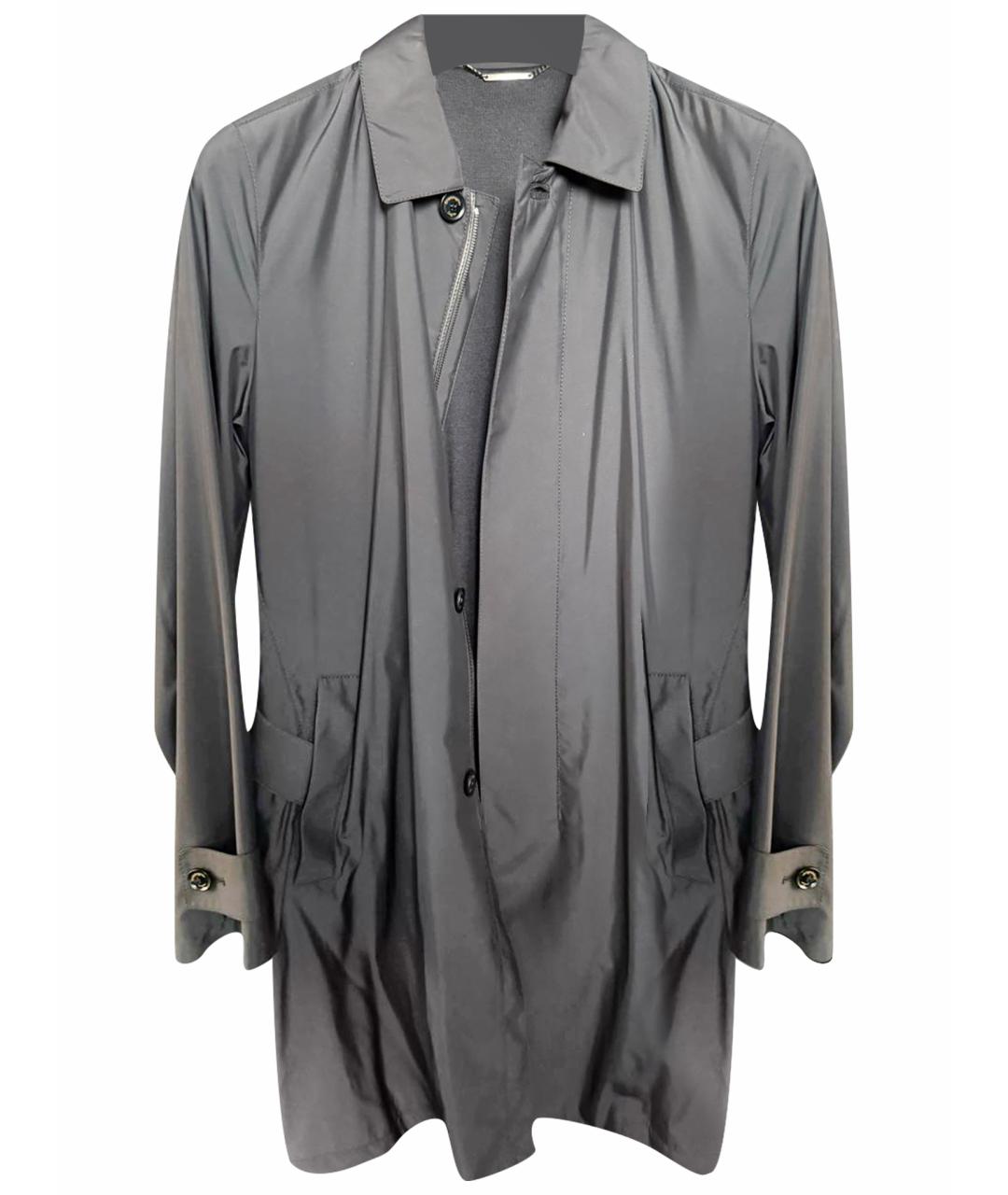 ZEGNA Темно-синий тренч / плащ, фото 1