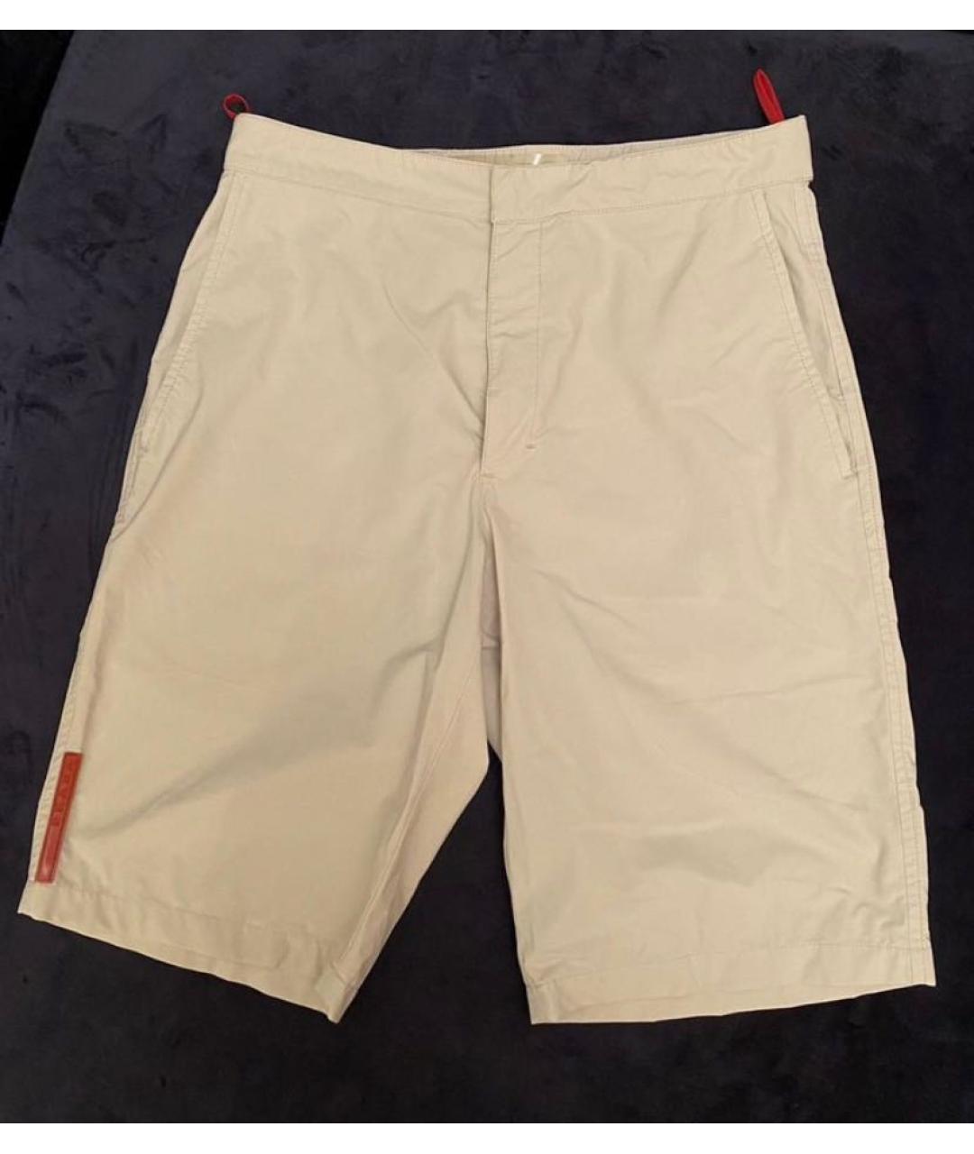 PRADA Бежевые шорты, фото 5