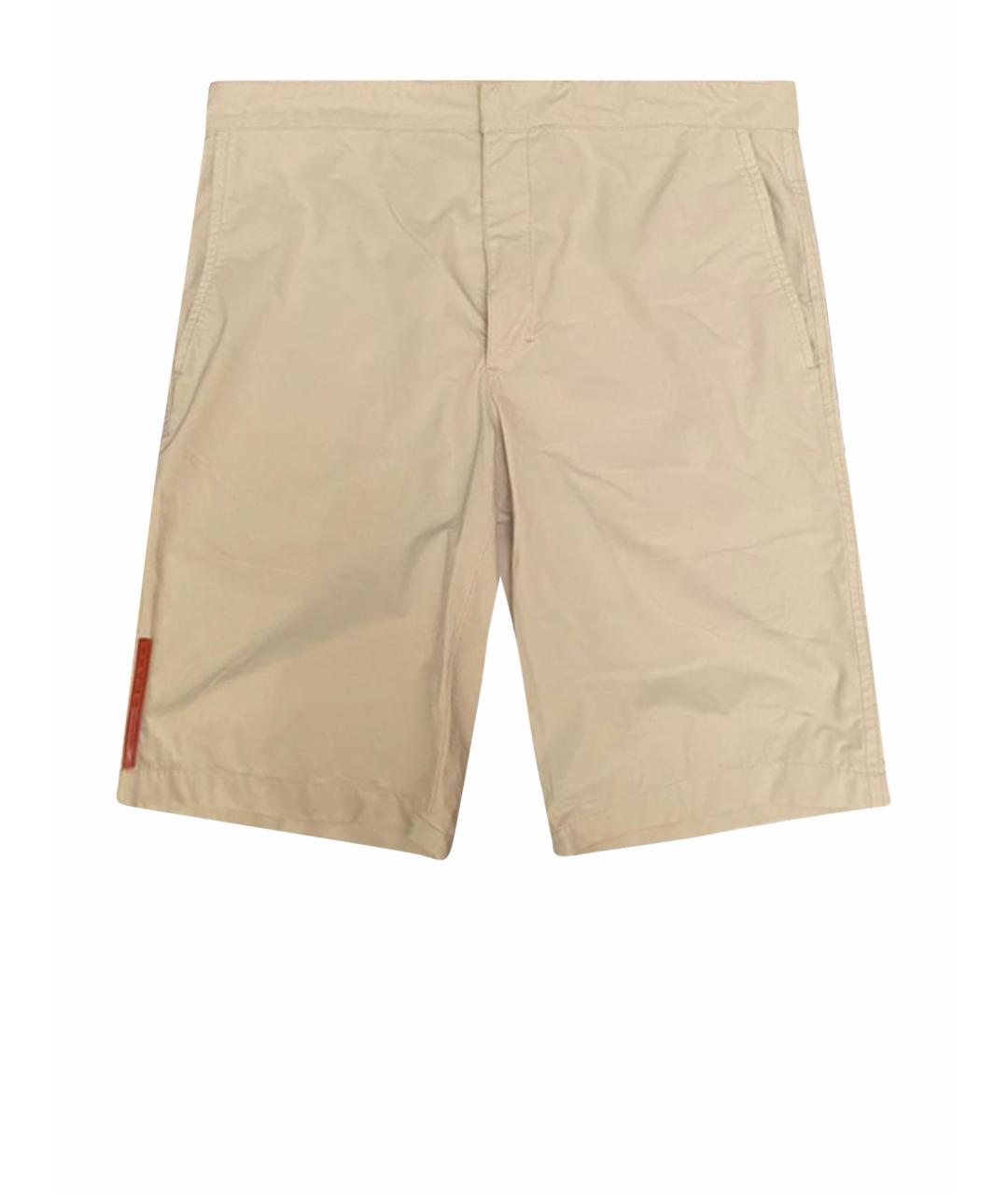 PRADA Бежевые шорты, фото 1