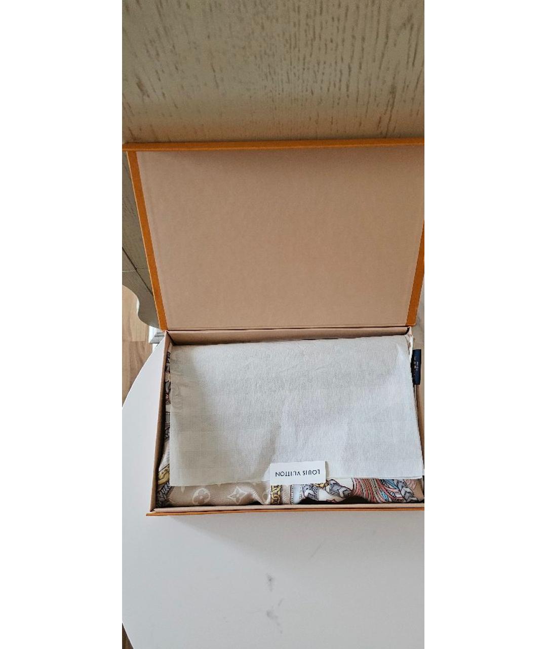 LOUIS VUITTON Мульти шелковый платок, фото 8