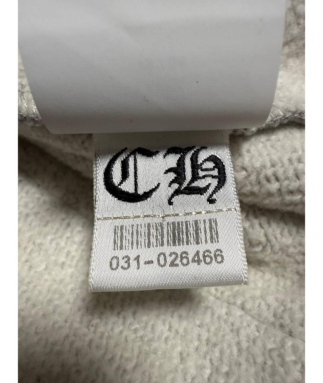 CHROME HEARTS Серый хлопковый спортивный костюм, фото 6