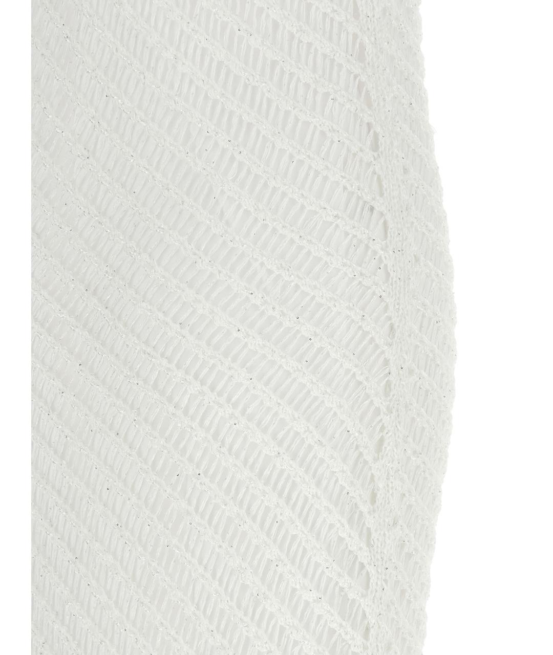 PINKO Белое вискозное платье, фото 4