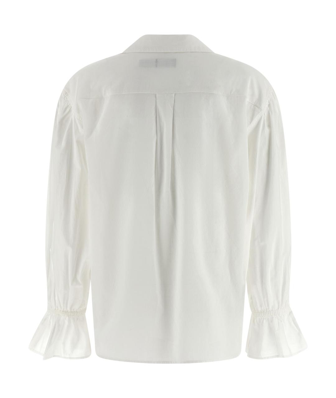 POLO RALPH LAUREN Белая хлопковая блузы, фото 2