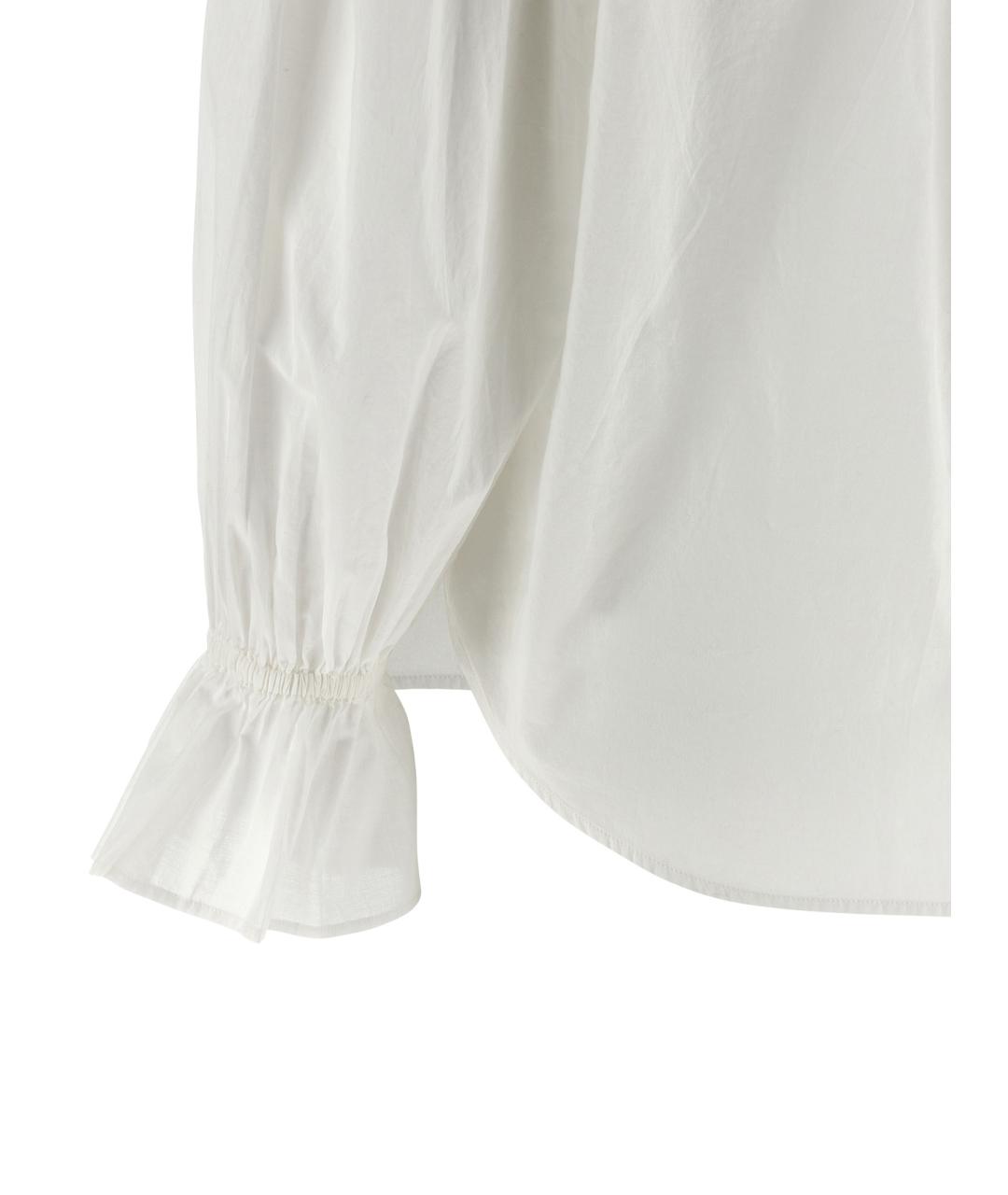 POLO RALPH LAUREN Белая хлопковая блузы, фото 4