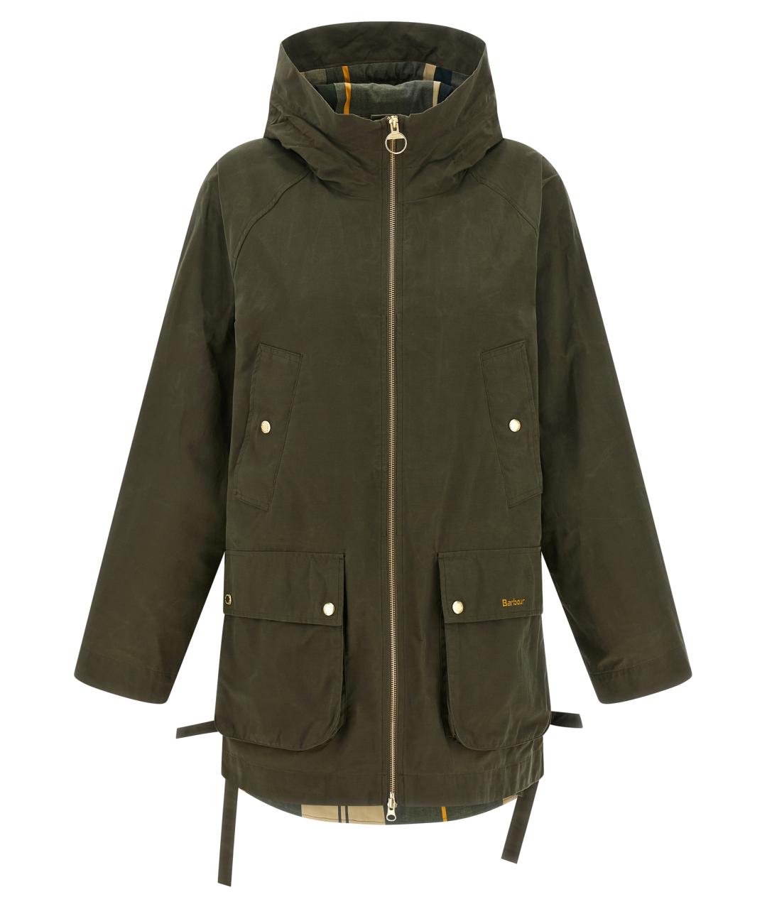 BARBOUR Зеленая хлопковая парка, фото 1