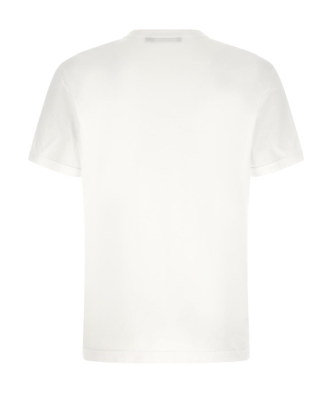 DOLCE&GABBANA Белая хлопковая футболка, фото 2