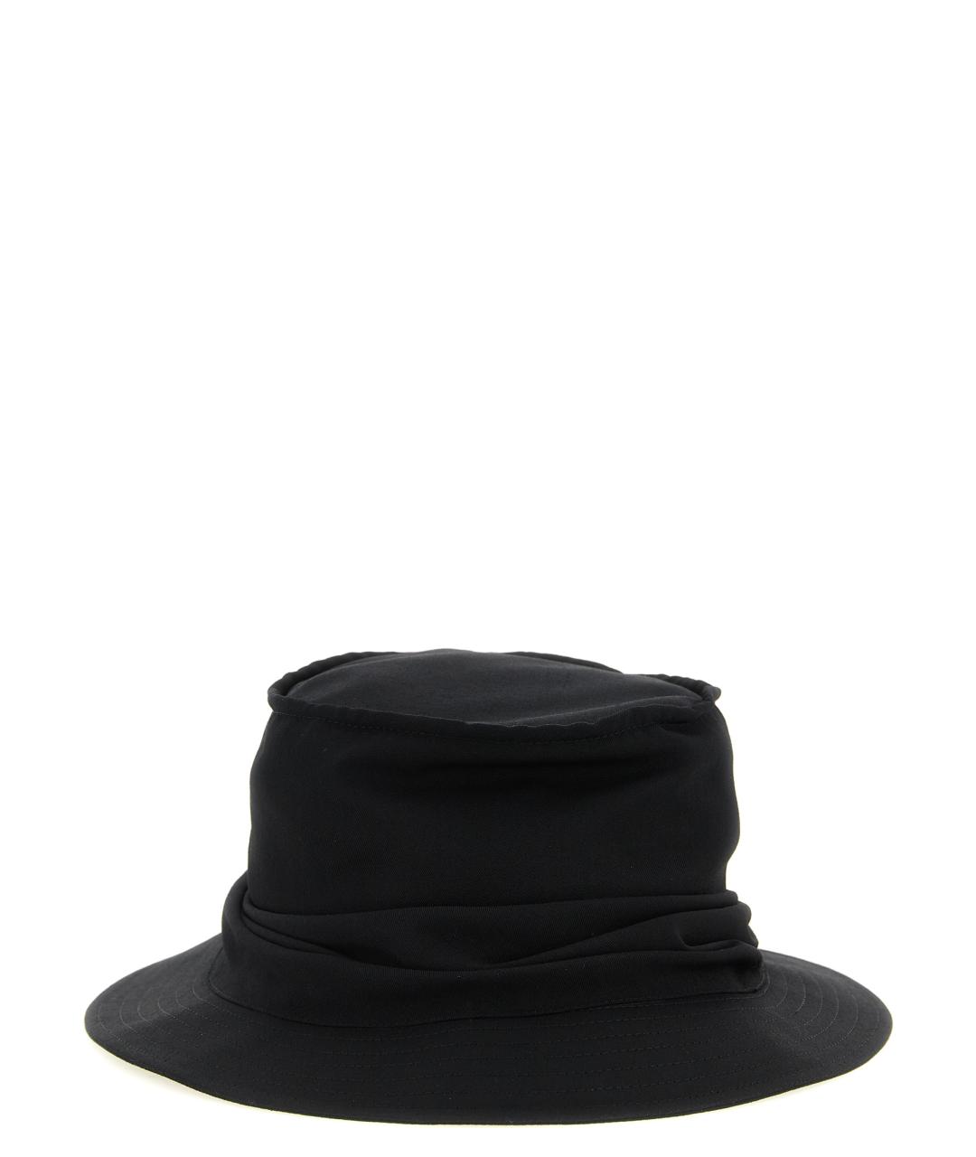 YOHJI YAMAMOTO Черная шерстяная шляпа, фото 1