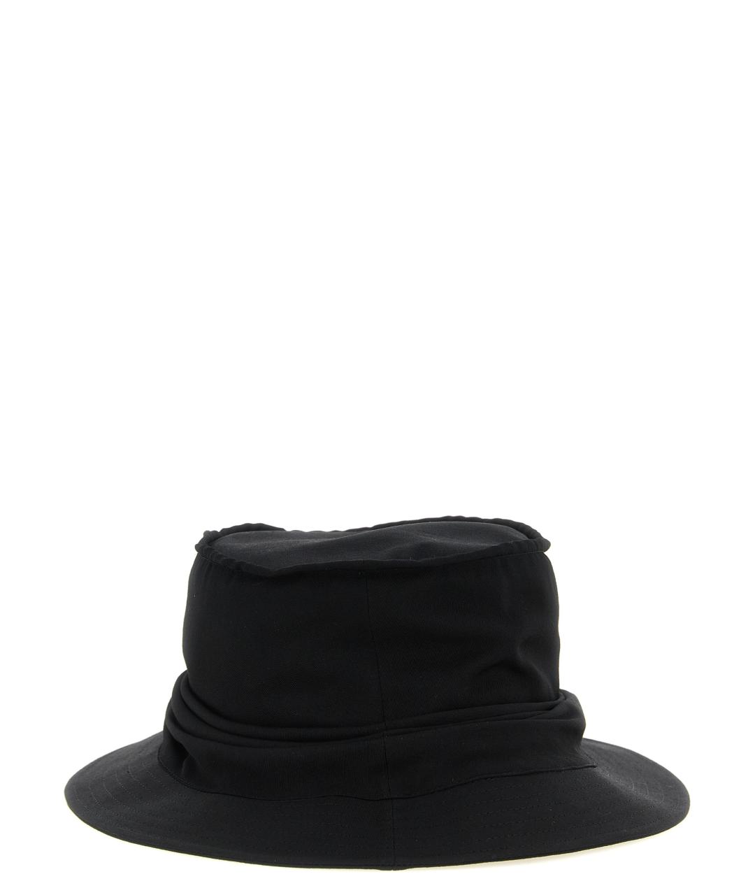 YOHJI YAMAMOTO Черная шерстяная шляпа, фото 3