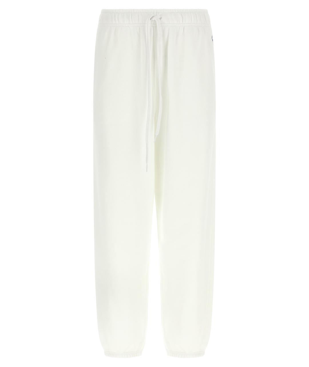 POLO RALPH LAUREN Белые хлопковые спортивные брюки и шорты, фото 1