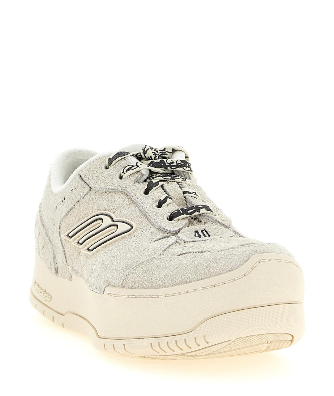 BALENCIAGA Бежевые замшевые кроссовки, фото 2