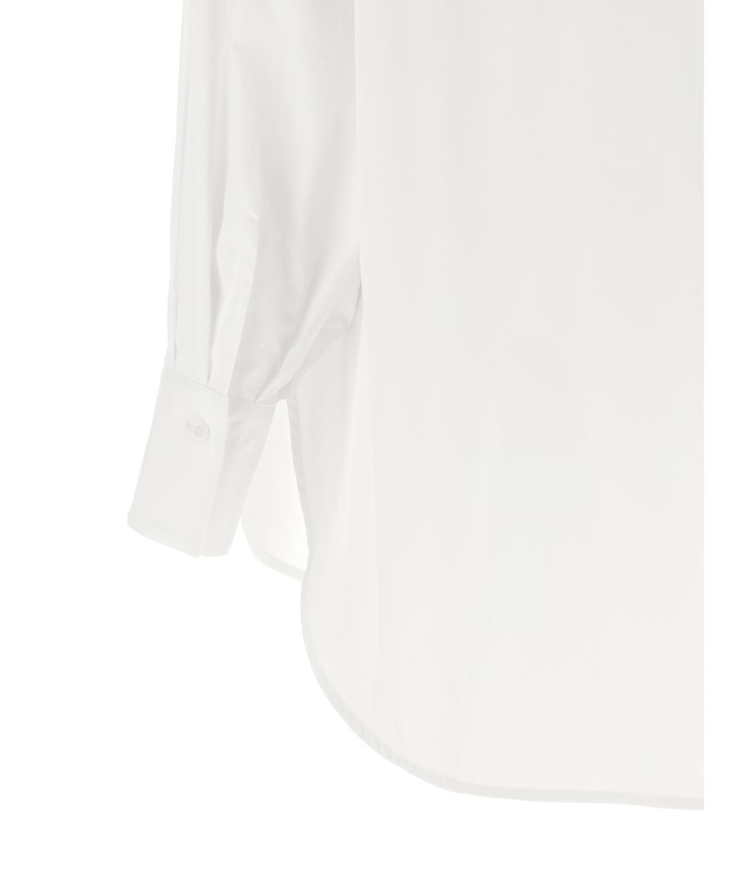 NUDE Белая хлопковая блузы, фото 4