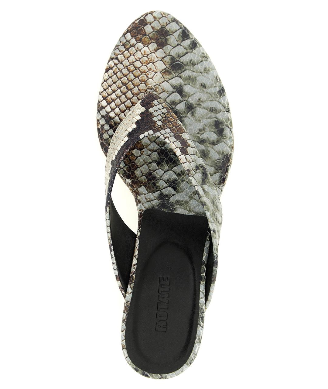 ROTATE Мульти кожаные мюли, фото 4