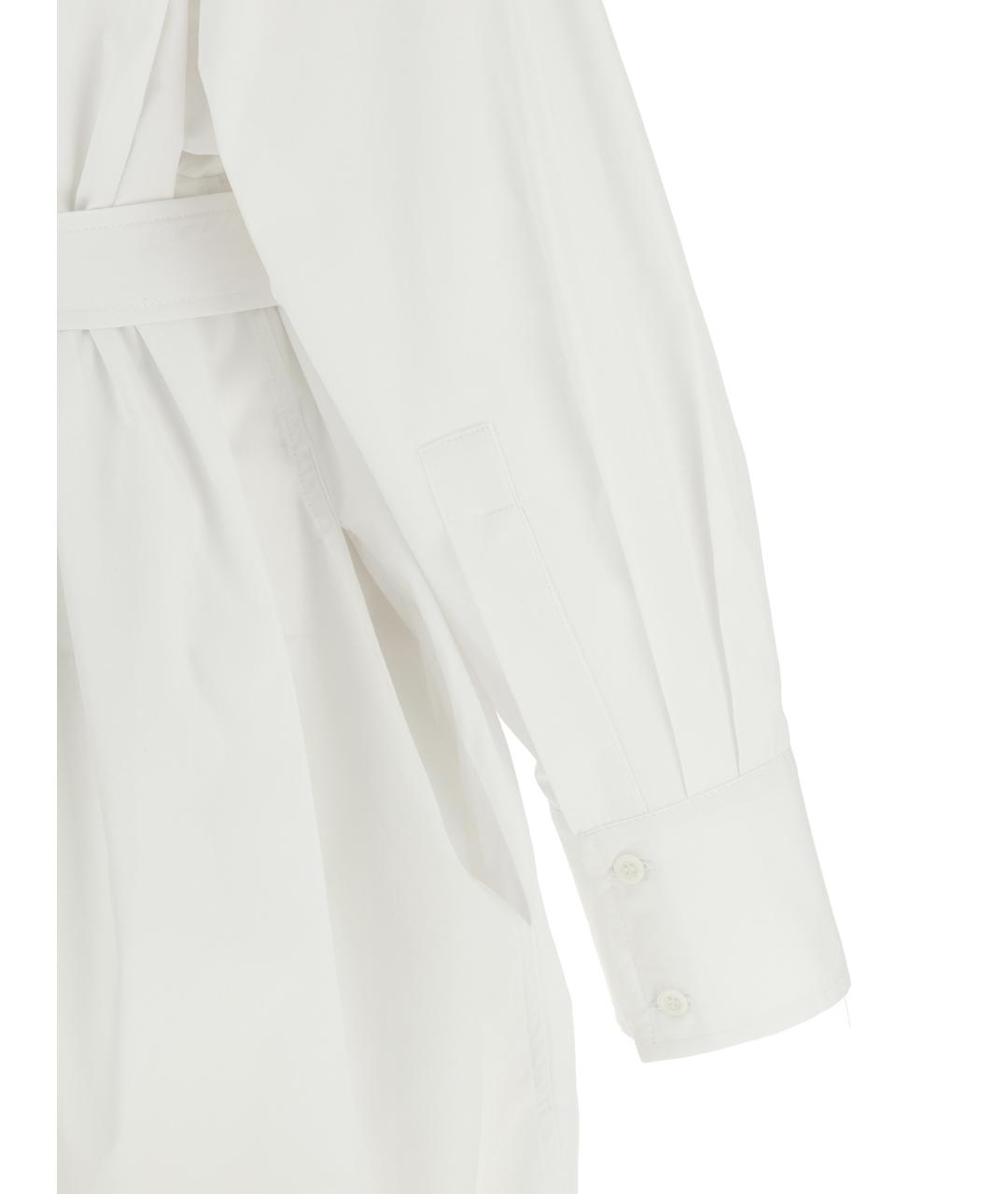 NUDE Белое хлопковое повседневное платье, фото 4