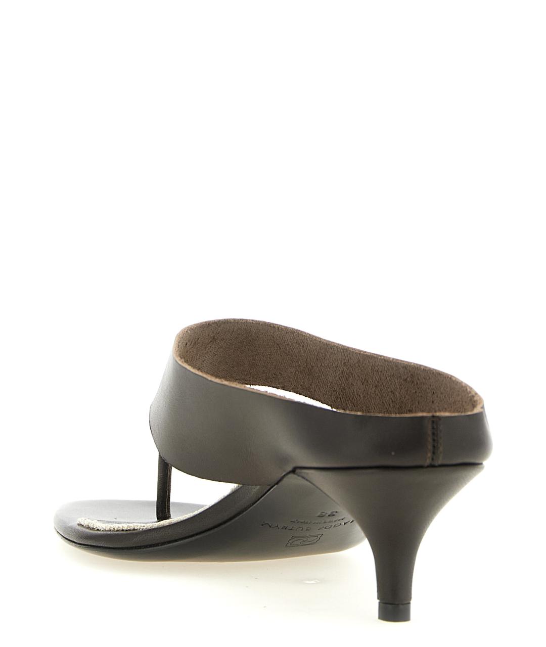 MAGDA BUTRYM Коричневые кожаные сандалии, фото 3