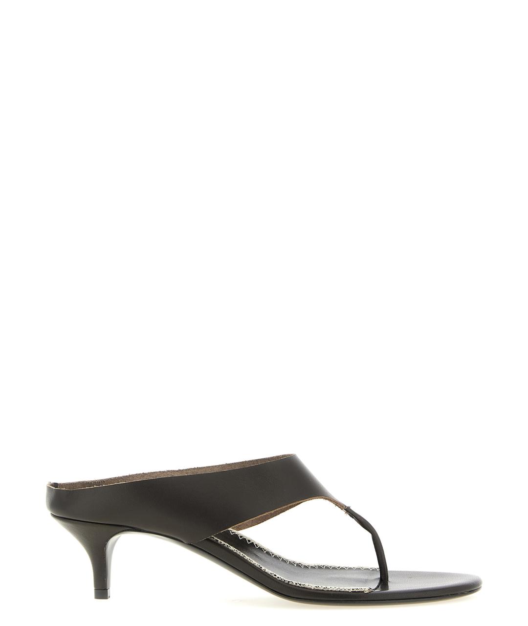 MAGDA BUTRYM Коричневые кожаные сандалии, фото 1