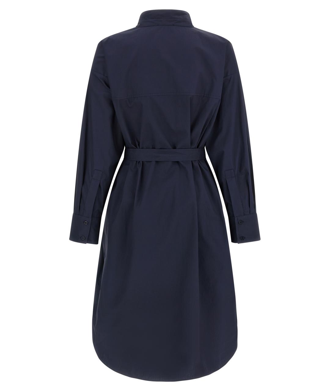 NUDE Синее хлопковое повседневное платье, фото 2