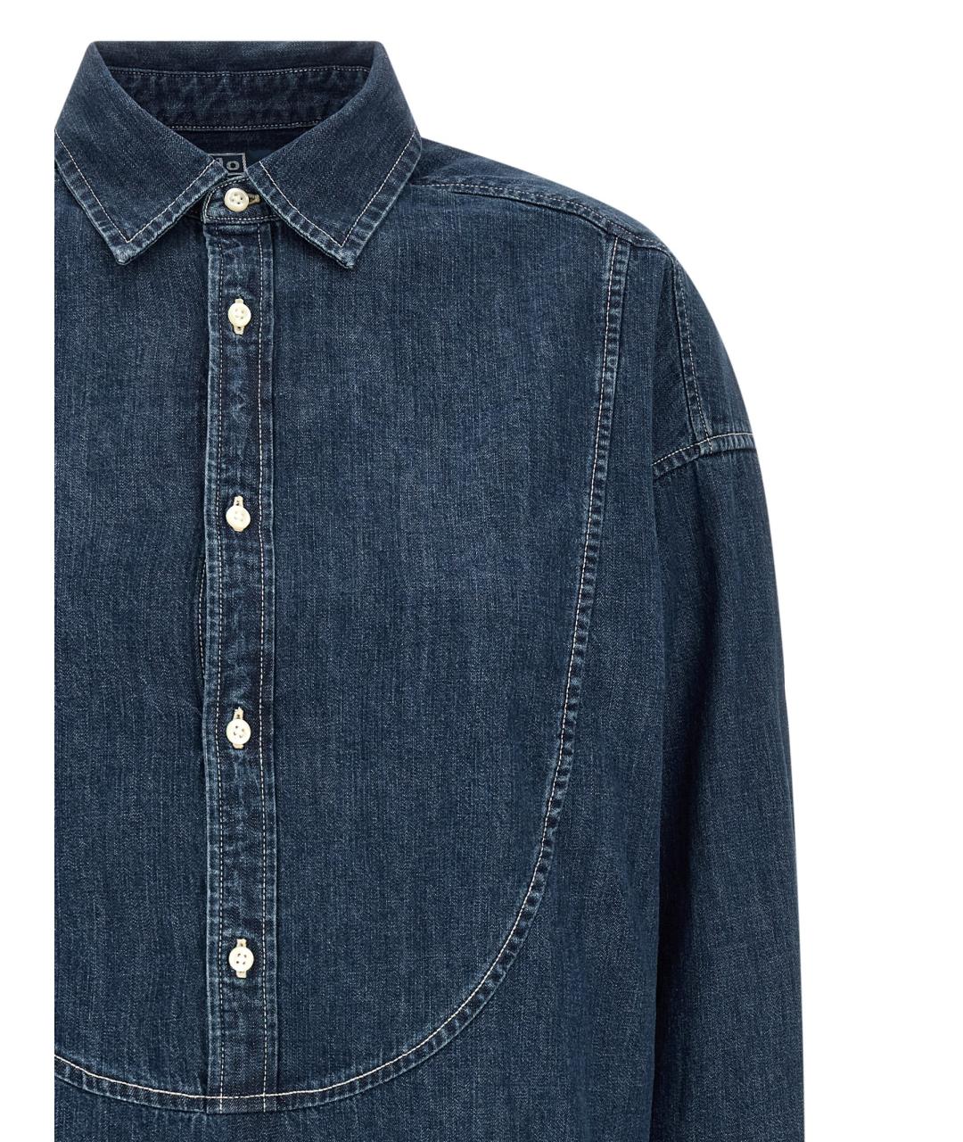 POLO RALPH LAUREN Синяя хлопковая рубашка, фото 3