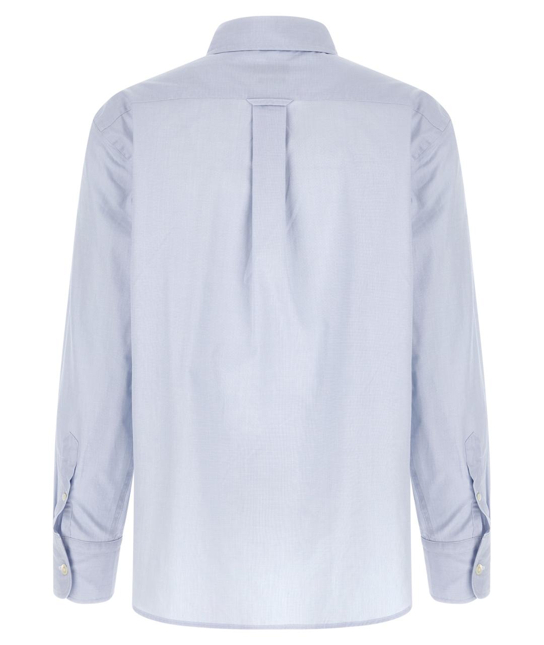 POLO RALPH LAUREN Голубая хлопковая рубашка, фото 2