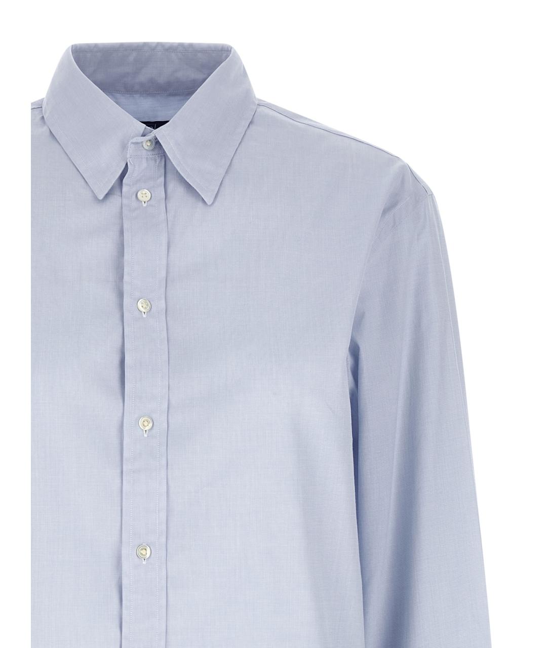 POLO RALPH LAUREN Голубая хлопковая рубашка, фото 3