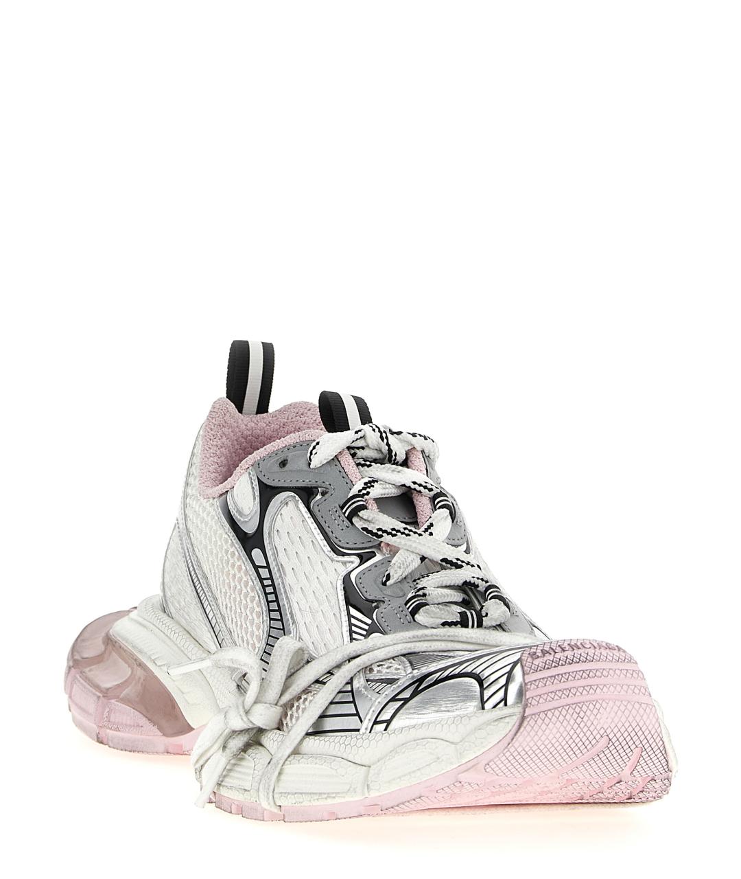 BALENCIAGA Розовые текстильные кроссовки, фото 2