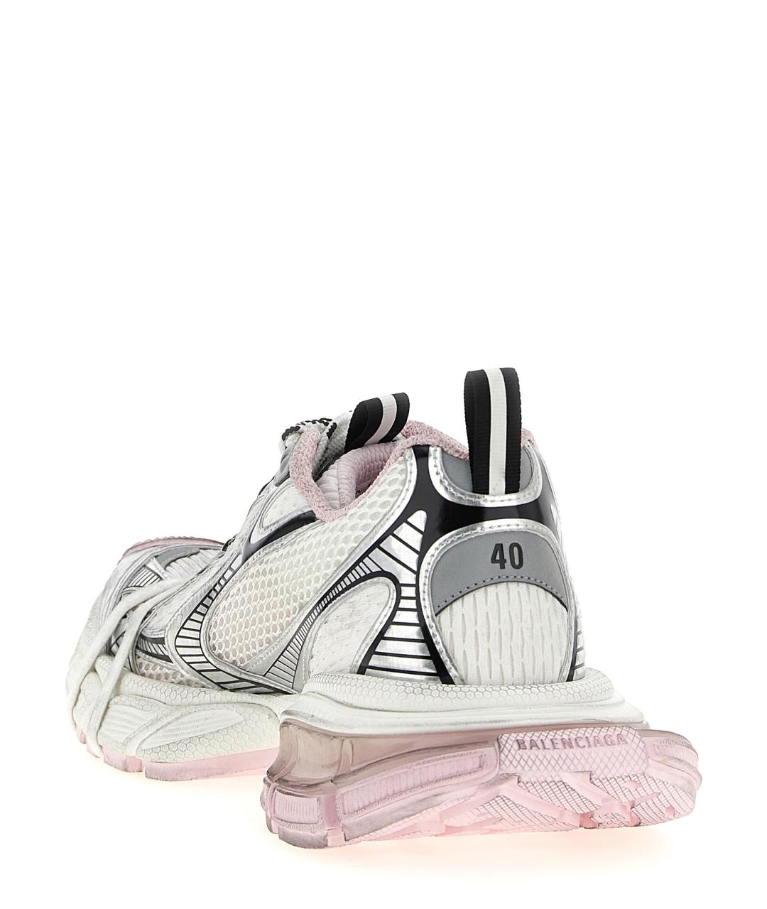 BALENCIAGA Розовые текстильные кроссовки, фото 3