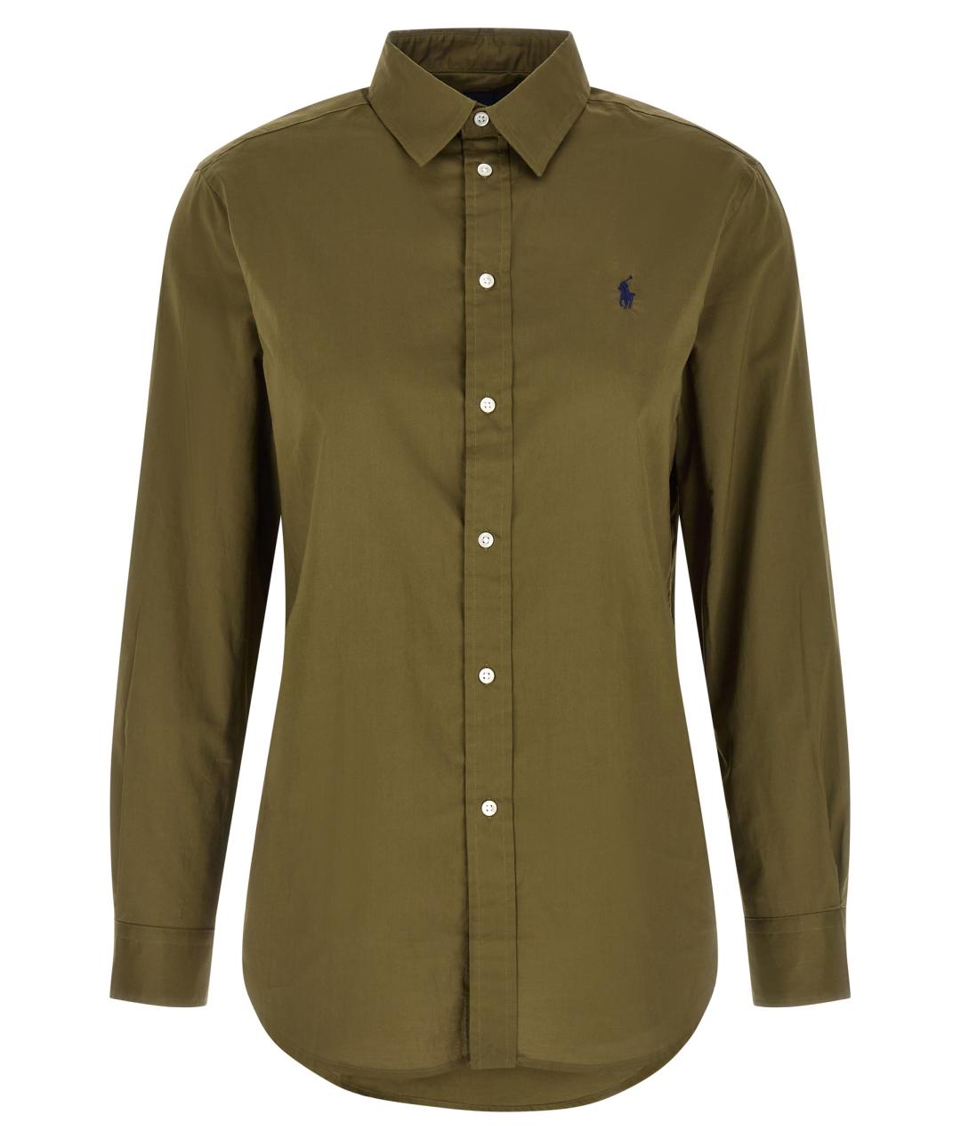 POLO RALPH LAUREN Зеленая хлопковая рубашка, фото 1