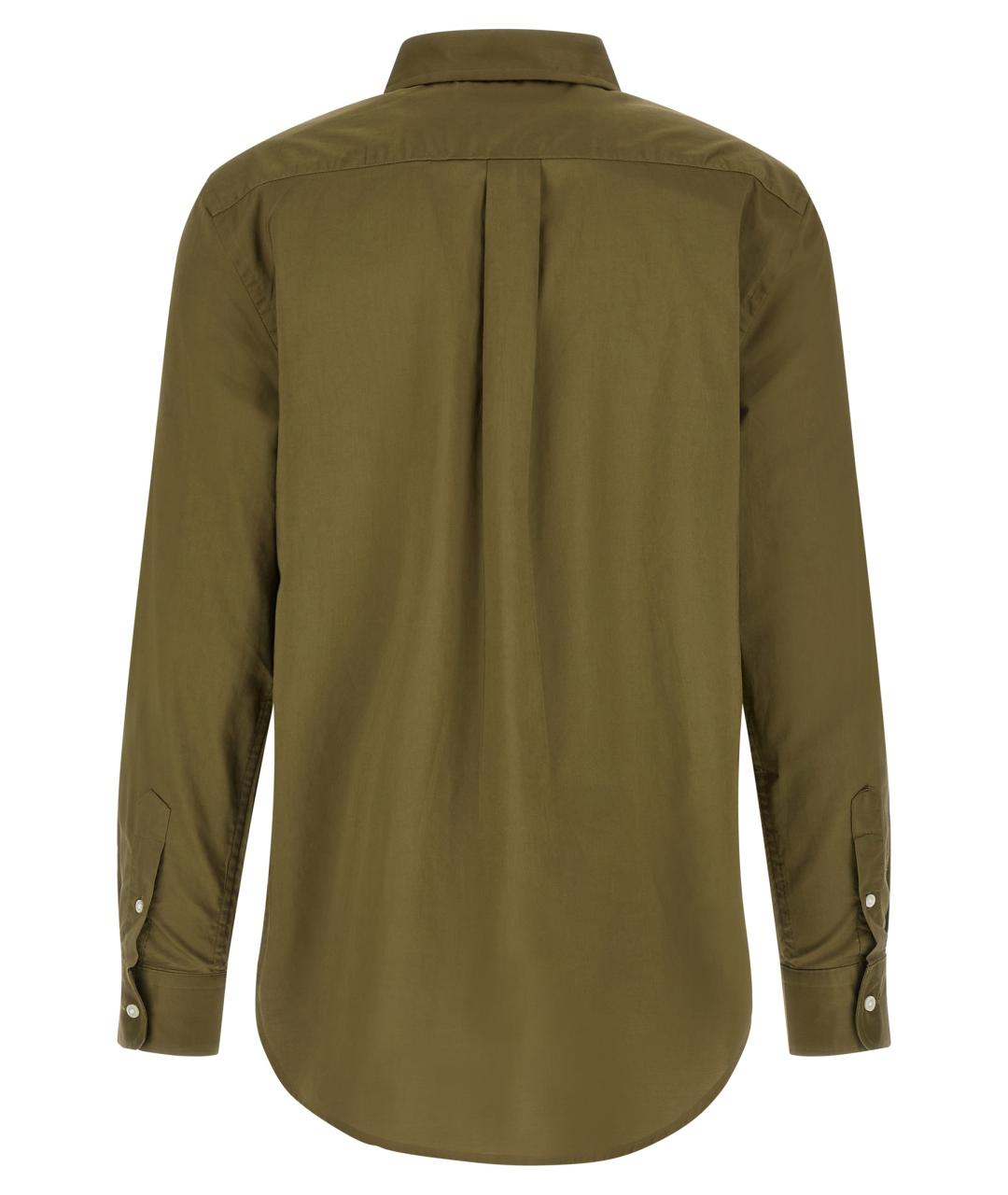 POLO RALPH LAUREN Зеленая хлопковая рубашка, фото 2