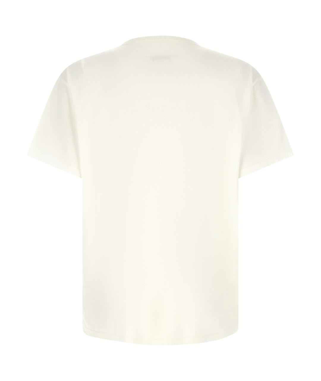 MM6 MAISON MARGIELA Белая хлопковая футболка, фото 2