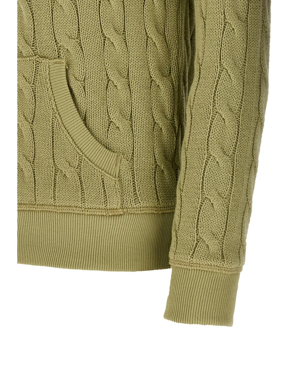 POLO RALPH LAUREN Зеленый хлопковый кардиган, фото 4