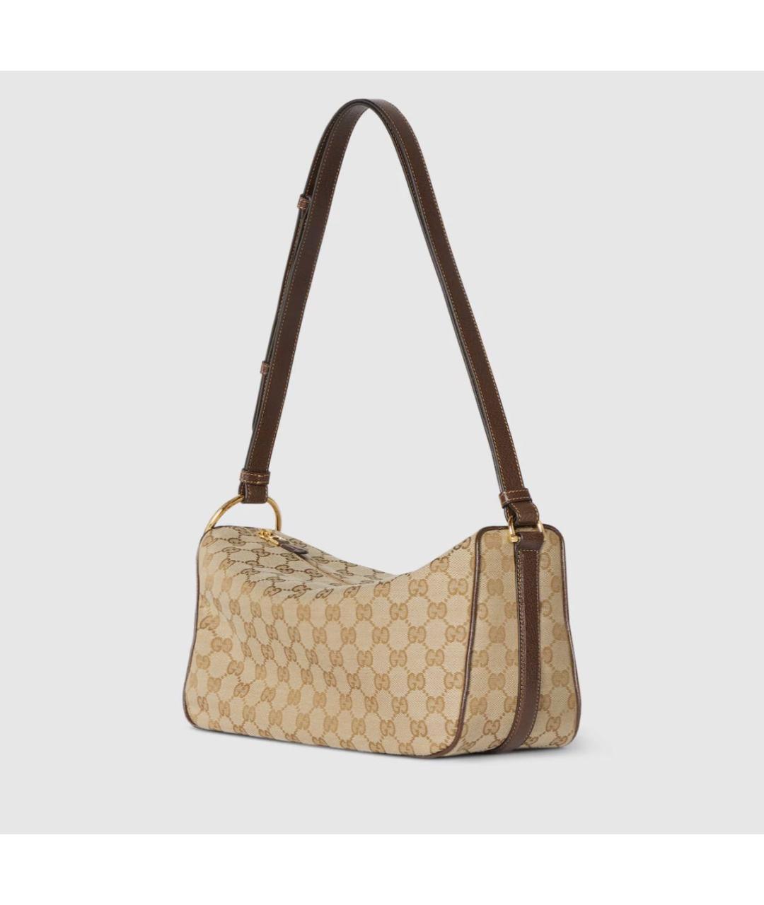 GUCCI Горчичная сумка через плечо, фото 2