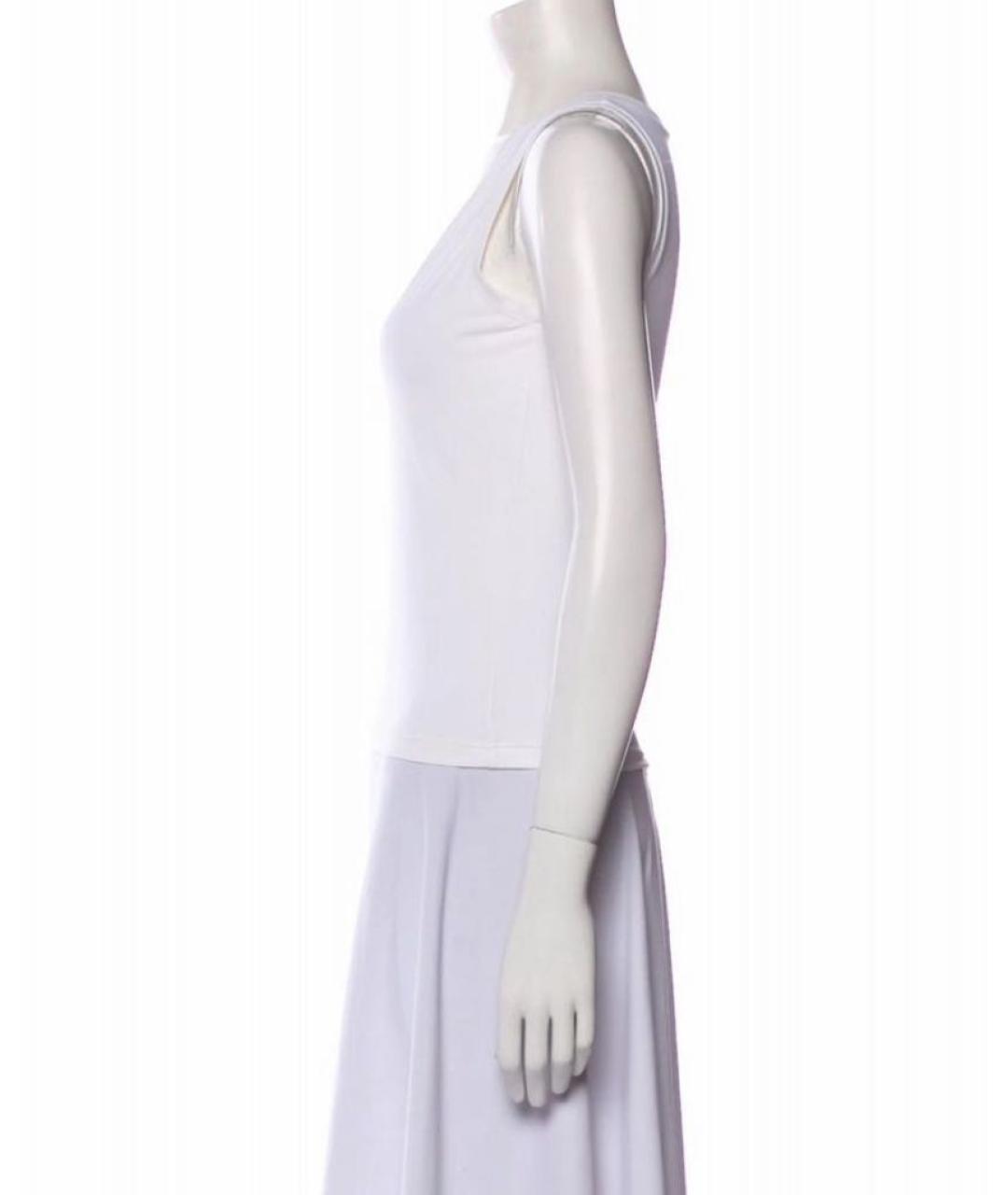 PRADA Белая синтетическая майка, фото 6