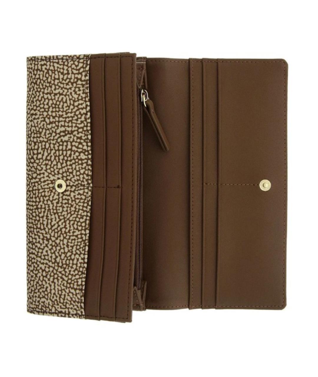 BORBONESE Бежевый кошелек, фото 2