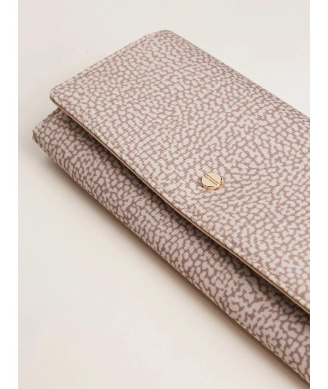 BORBONESE Бежевый кошелек, фото 3