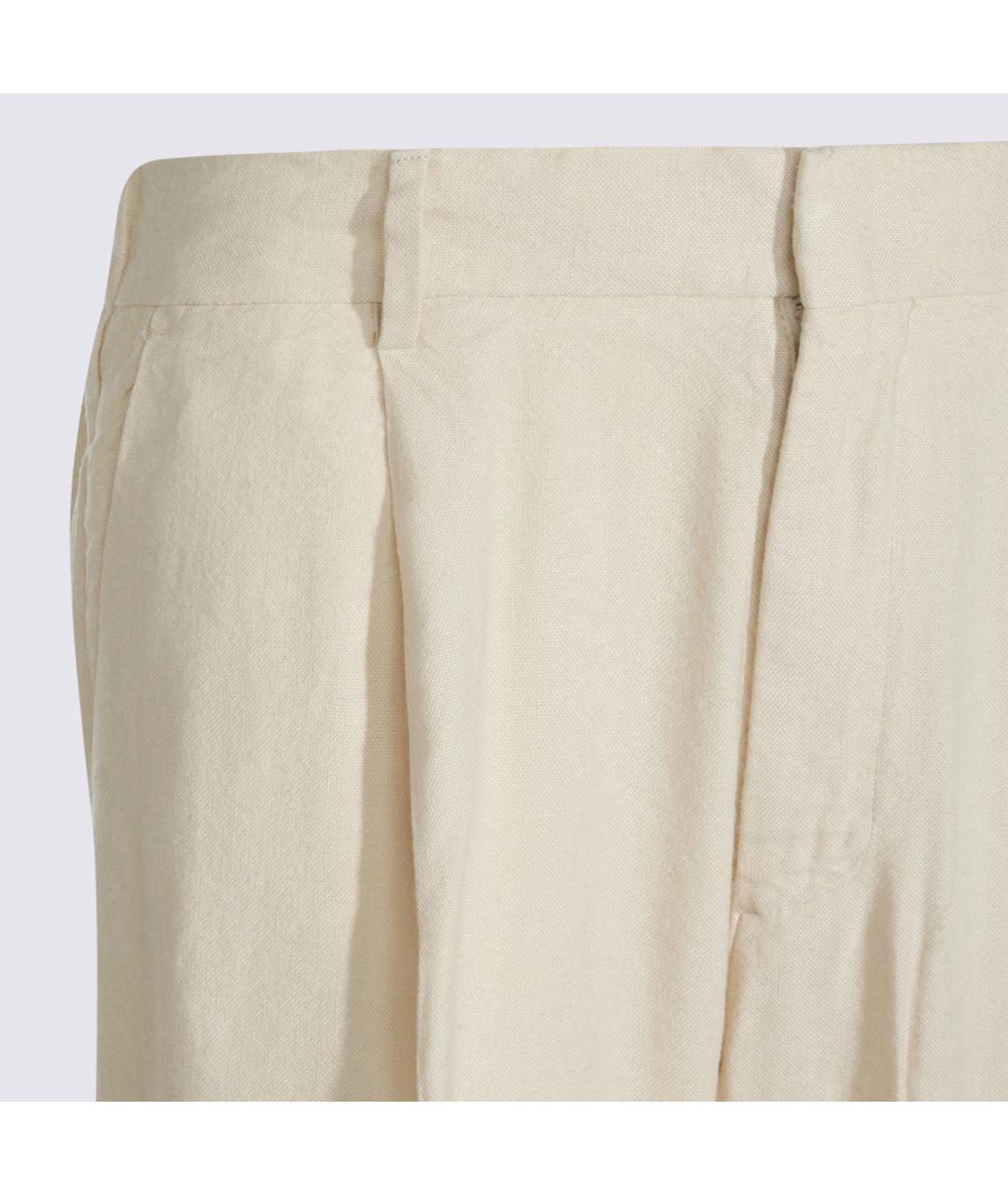 NN.07 Белые вискозные повседневные брюки, фото 3