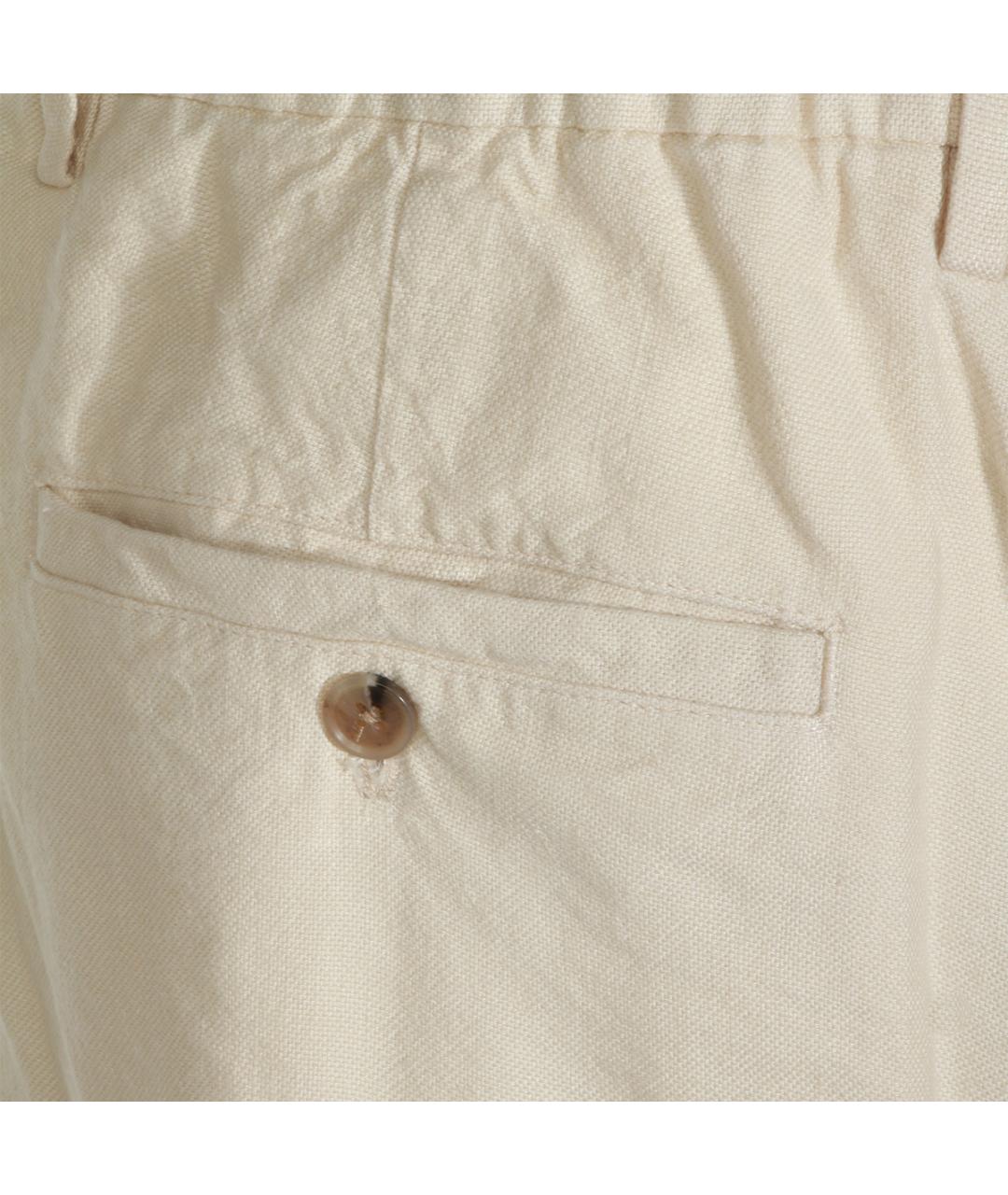 NN.07 Белые вискозные повседневные брюки, фото 4