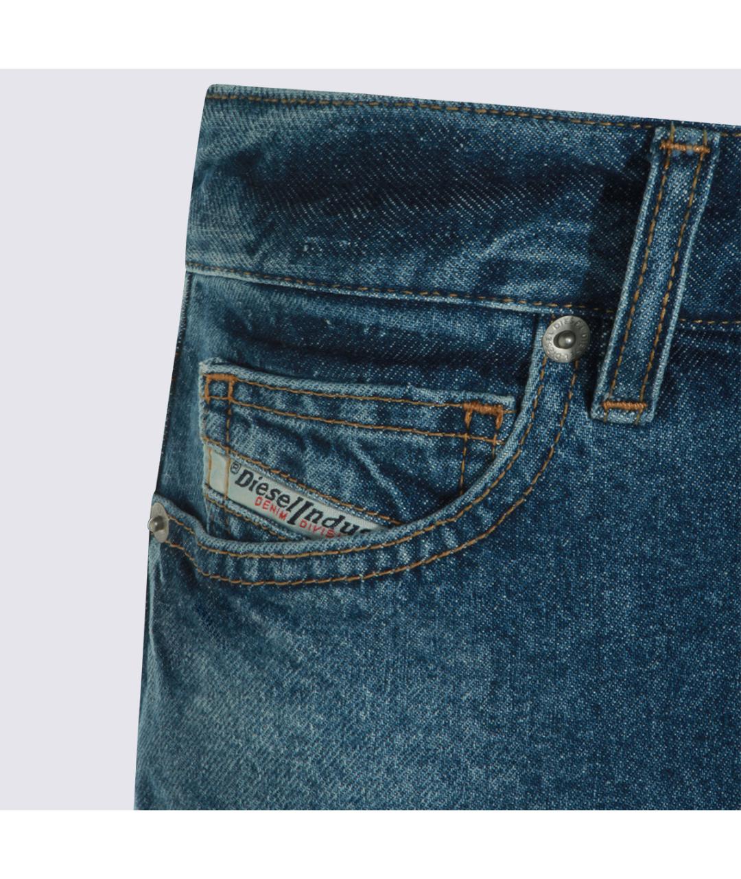 DIESEL Синие деним шорты, фото 3