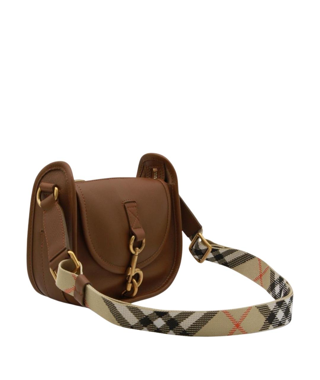 BURBERRY Коричневая сумка через плечо, фото 2