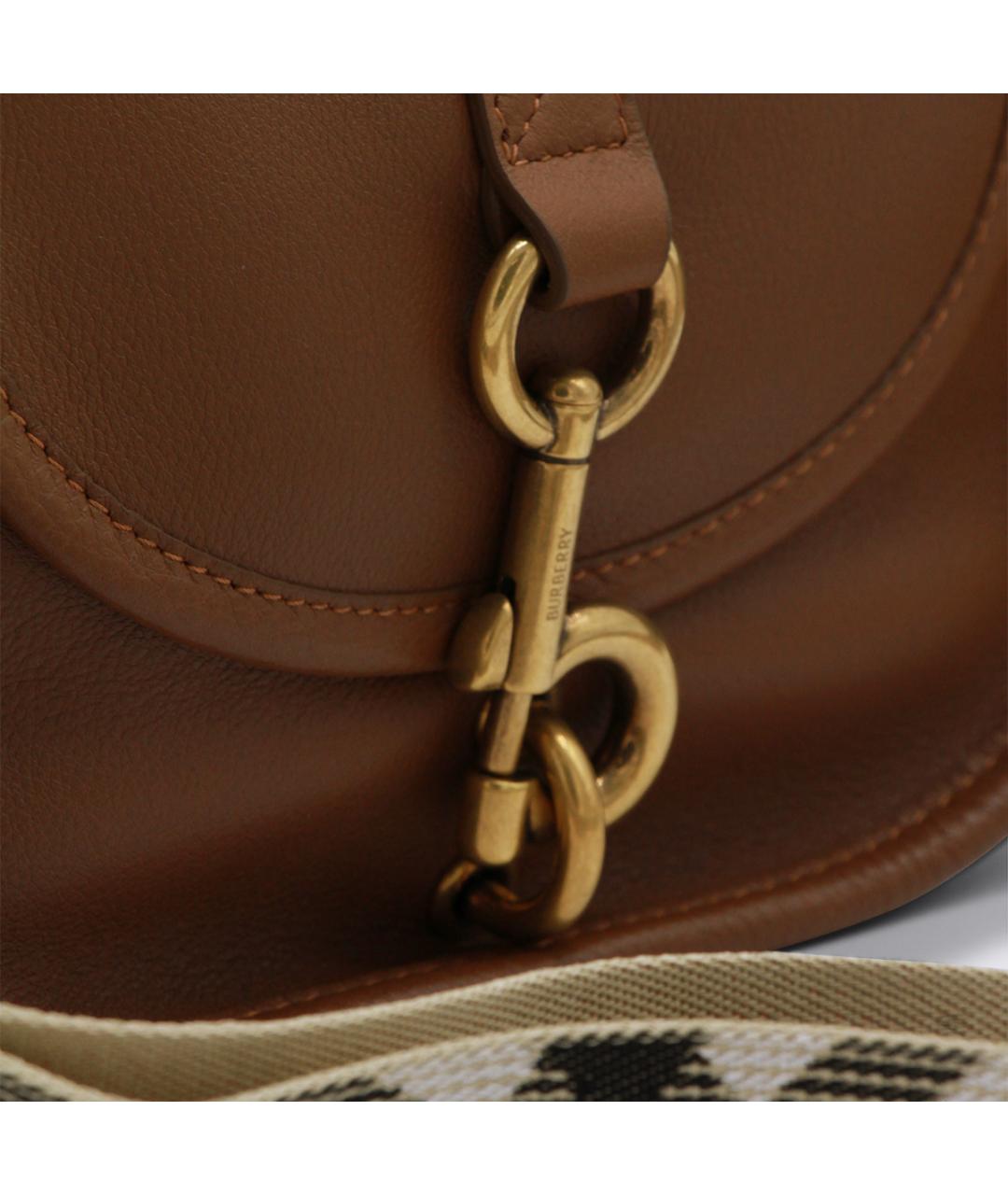 BURBERRY Коричневая сумка через плечо, фото 4