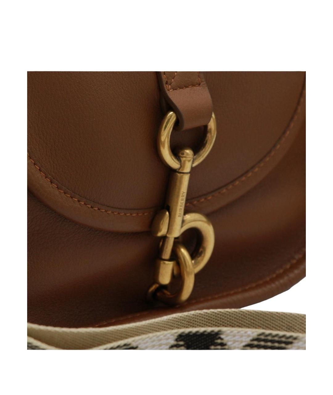 BURBERRY Коричневая сумка через плечо, фото 4